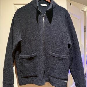 Men's Gray Full-Zip Jacket